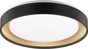 Brilliant - Plafonieră LED dimabilă WALDO LED/24W/230V negru/auriu + telecomandă