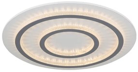 Globo JAYDEN 48042-60W - Plafonieră LED dimerizabilă 60W/230V, Ø 55 cm, albă + telecomandă
