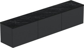 Comoda TV NEON ILLUMINATED, gri antracit, PAL melaminat, 160x32x35 cm