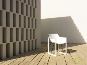 Set de 2 Scaune moderne cu brate de exterior / interior design premium WALL STREET ARMCHAIR 65006 Vondom