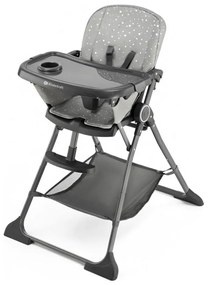 Scaun de masă pentru copii KINDERKRAFT FOLDEE gri