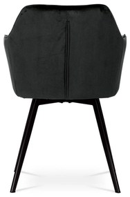 Set de scaune de sufragerie DCH-425 BK4, 2 buc.
