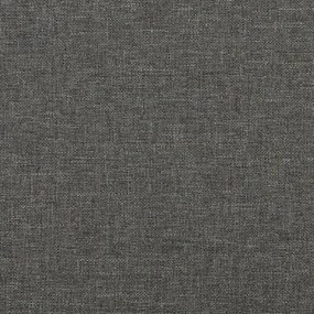 Cadru de pat box spring, gri inchis, 90x200 cm, textil Morke gra, 35 cm, 90 x 200 cm