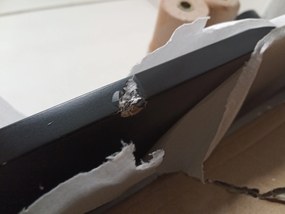 OFERTE Masă de sufragerie neagră BERGEN 120x80 cm II. calitate