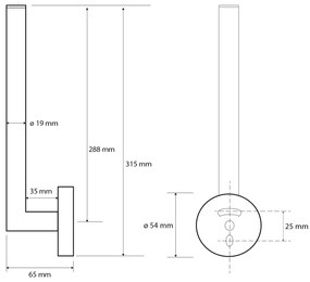 Suport hârtie igienică Sapho XR707 X-Round,rezervă pentru 2 role, crom