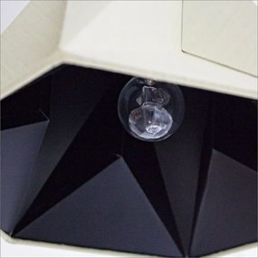 Pendul hexagon, soclu E14, max 40W, galben