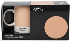 Cană din ceramică roz-portocaliu 375 ml Peach Fuzz 13-1023 – Pantone