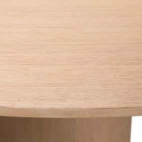 Masa design LUX Motto furnir stejar, 130x130cm