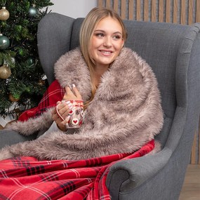 Pătură cu blăniţă EMANUELA 140 x 200 cm