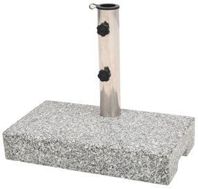 vidaXL Suport umbrelă de soare Granit Dreptunghiular 25 kg