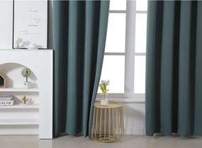 Perdea OXFORD albastru-verde 140x250 cm Agatat: Rejansa