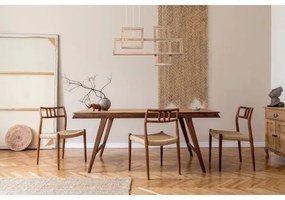 Globo 67287H1 - Pendul LED pe cablu MANDERA LED/40W/230V, maro