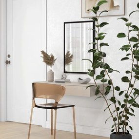 HOMCOM Oglindă Dreptunghiulară pentru Baie 50x70 cm Oglindă de Perete Decorativă pentru Living Intrare Hol Orizontală sau Verticală Negru | Aosom Romania