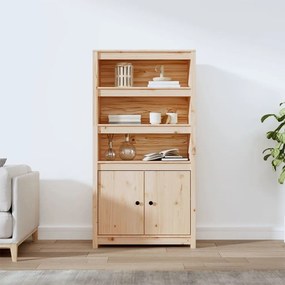 823519 vidaXL Dulap înalt, 80x35x154 cm, lemn masiv de pin