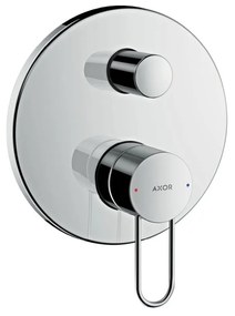 Baterie cada sau dus Hansgrohe Axor Uno incastrata pentru corp ingropat, levier lung, crom Levier lung