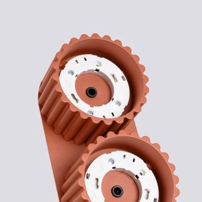 Sollux SL.1803 - Lampă spot AURA 2xGX53/10W/230V portocalie