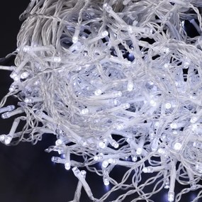Brilagi - Ghirlandă LED de exterior pentru Crăciun, 400 LED, 8 funcții, 23 m, IP44, alb rece