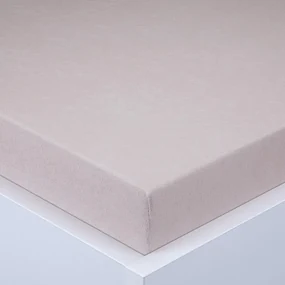 Cearşaf cu elastic frotir EXCLUSIVE culoarea cafelei set 2 buc 90 x 200 cm