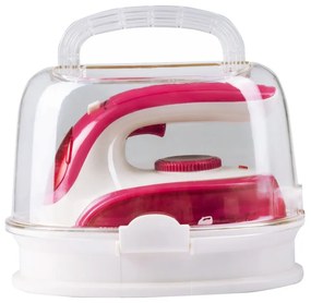 Fier calcat de voiaj Hausberg HB-7910RZ, 900W, rezervor de apa 50ml, Roz