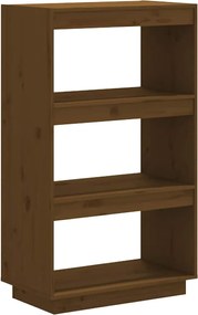 vidaXL Bibliotecă/Separator cameră maro miere 60x35x103cm lemn pin