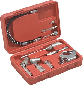 vidaXL Kit accesorii de lubrifiere, 11 piese