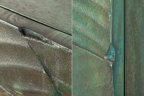 Comoda cu aplicatie exotica pe fronturi SNAKE 120cm turcoaz