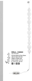 Aplica LED suspendata design decorativ BRILLANTE