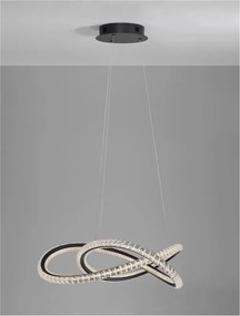 Lustra LED suspendata moderna design elegant GINEVRA 56W