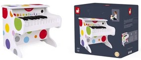 Janod - Pian electronic CONFETTI, alimentare 4xAA