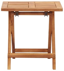 46005 vidaXL Măsuță de cafea pliabilă de gradină, 40x40x40cm, lemn de acacia
