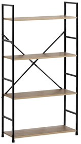 Raft Ghanes (stejar + negru). 1121114