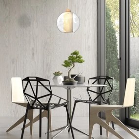 Lustră pe cablu TELA 1xE27/60W/230V d. 25 cm