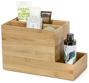 Organizator Compactor Bamboo Box, 22,5 x 15 x 6,5 cm, lemn natural