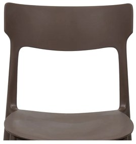 Scaun de grădină maro din plastic Biá – Bonami Essentials