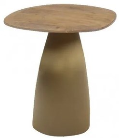 Masă de cafea, maro rustic, D50 cm, Stanley, Bizzotto