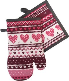 ESSEX Mănușă de bucătărie și suport VALENTINES