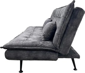 Canapea extensibila, Catifea Gri JAZZ 195cm