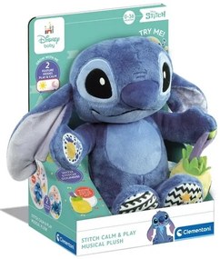 Jucărie pluș Clementoni Disney baby - STITCH interactiv cu sunete