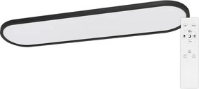 Top Light -LED plafonieră/suspensie OVAL LED/36W/230V 3000-6500K negru + telecomandă