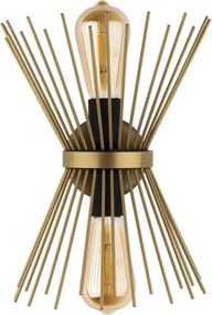 Aplica perete negru-auriu homs ro11186