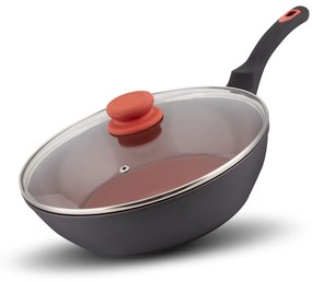 Tigaie cu capac Lamart LT1203 Terracota,28 cm