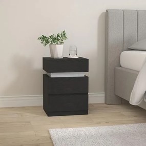 Noptieră SMARTIE cu iluminare, negru