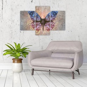 Tablou - Fluture steampunk (90x60 cm)