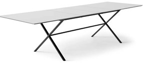 Masă de dining albă extensibilă cu blat alb 100x210 cm Meza – Hammel Furniture