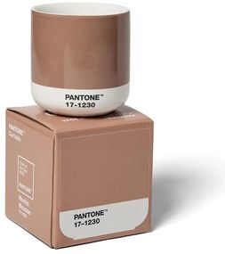Cană maro deschis din ceramică 175 ml Cortado Mocha Mousse 17-1230 – Pantone