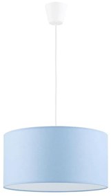 Lustr RONDO KIDS 1xE27/15W/230V albastru pe cablu