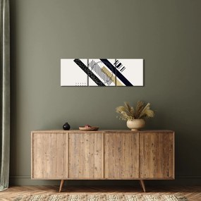 Tablou - Forme geometrice N⁰5 (cu ceas) (90x30 cm)