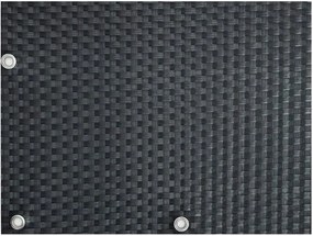 Paravan de balcon din Polyrattan 0,9x3m 1300g/m2 antracit