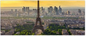 Tablou - Panorama Parisului (120x50 cm)
