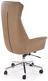 Scaun de birou Ederson piele ecologica cappuccino H131 cm